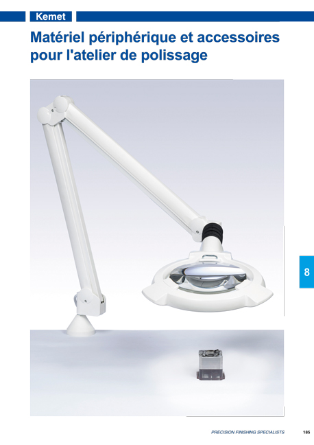 Brochure Polijsten: matériel périphérique et accessoires pour l'aterlier de polissage