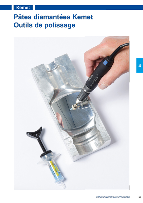 Brochure Polissage: pâtes diamantées Kemet & outils de polissage