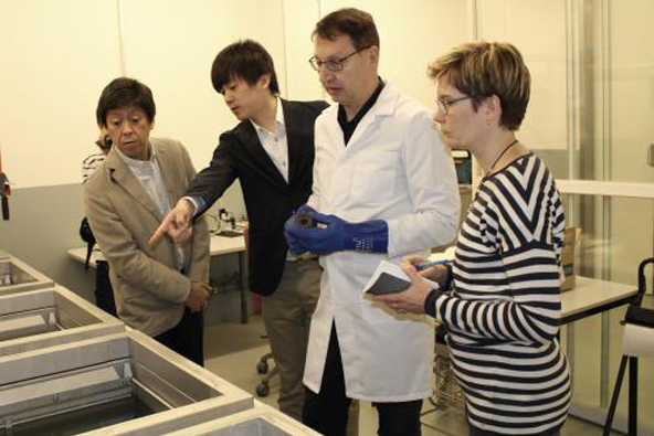 Toyo Glass bij de installatie