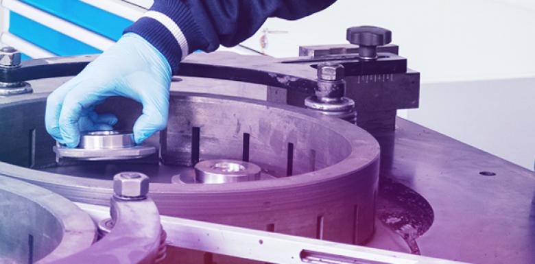 Werkstukken positioneren bij leppen