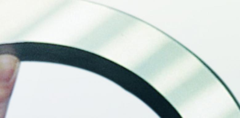 Lichtbanden lezen na het vlakleppen van een seal